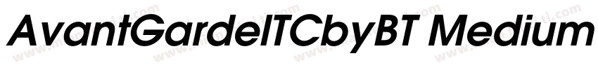 AvantGardelTCbyBT Medium字体转换
